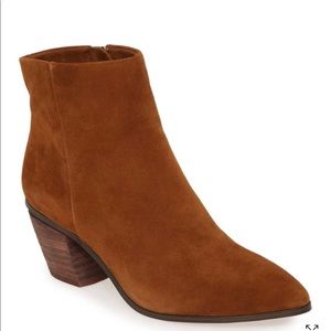 Vince Camuto Grasem Brown Suede Bootie Size 7.5